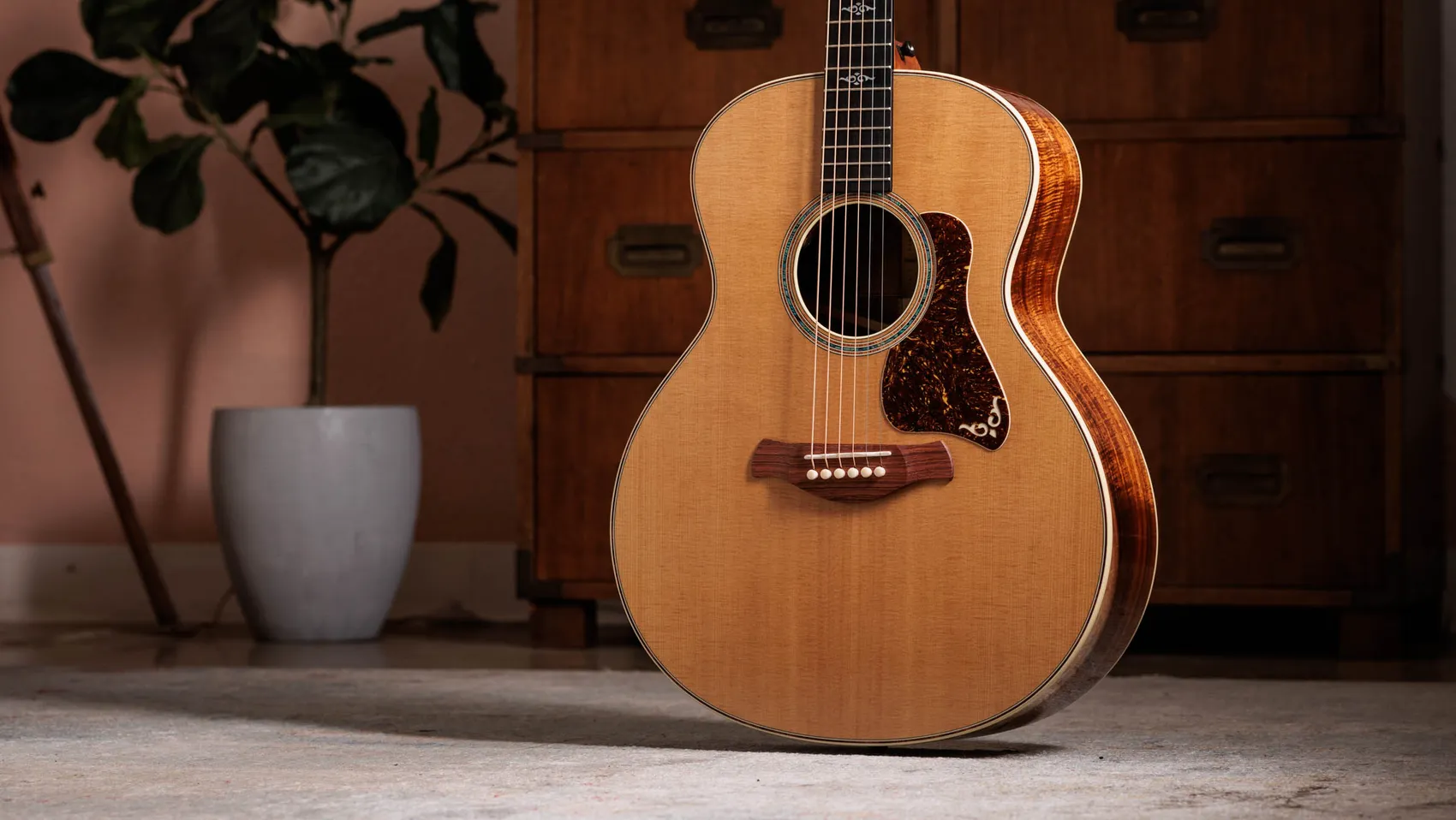 Gold Label K14e Hawaiian Koa Acoustic-Electric Guitar | Taylor Guitars
